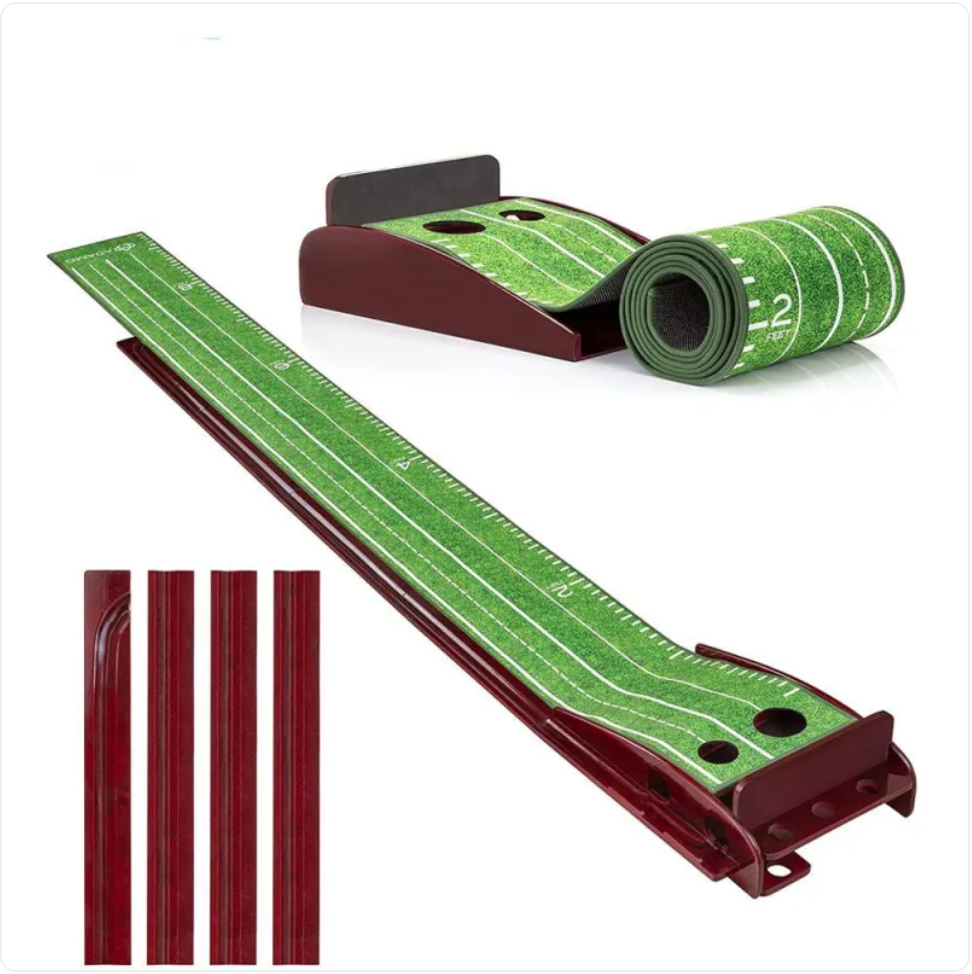 The Hallway Nine — Velvet Putting Mat with Ball Return