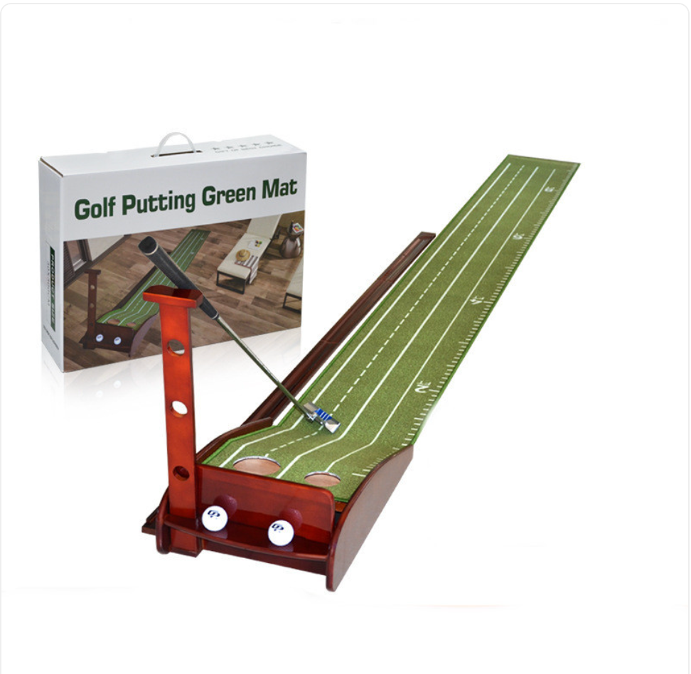 The Hallway Nine — Velvet Putting Mat with Ball Return