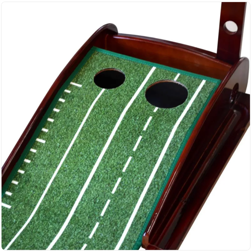 The Hallway Nine — Velvet Putting Mat with Ball Return
