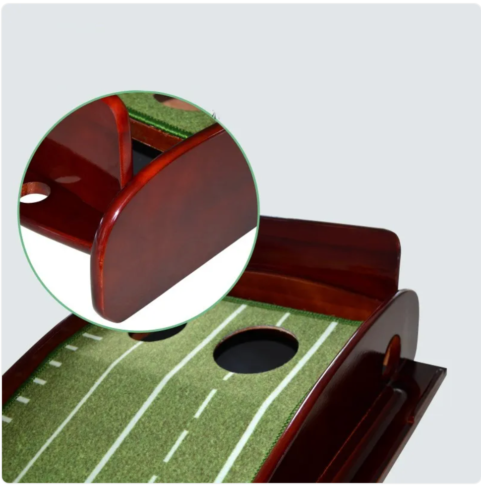 The Hallway Nine — Velvet Putting Mat with Ball Return