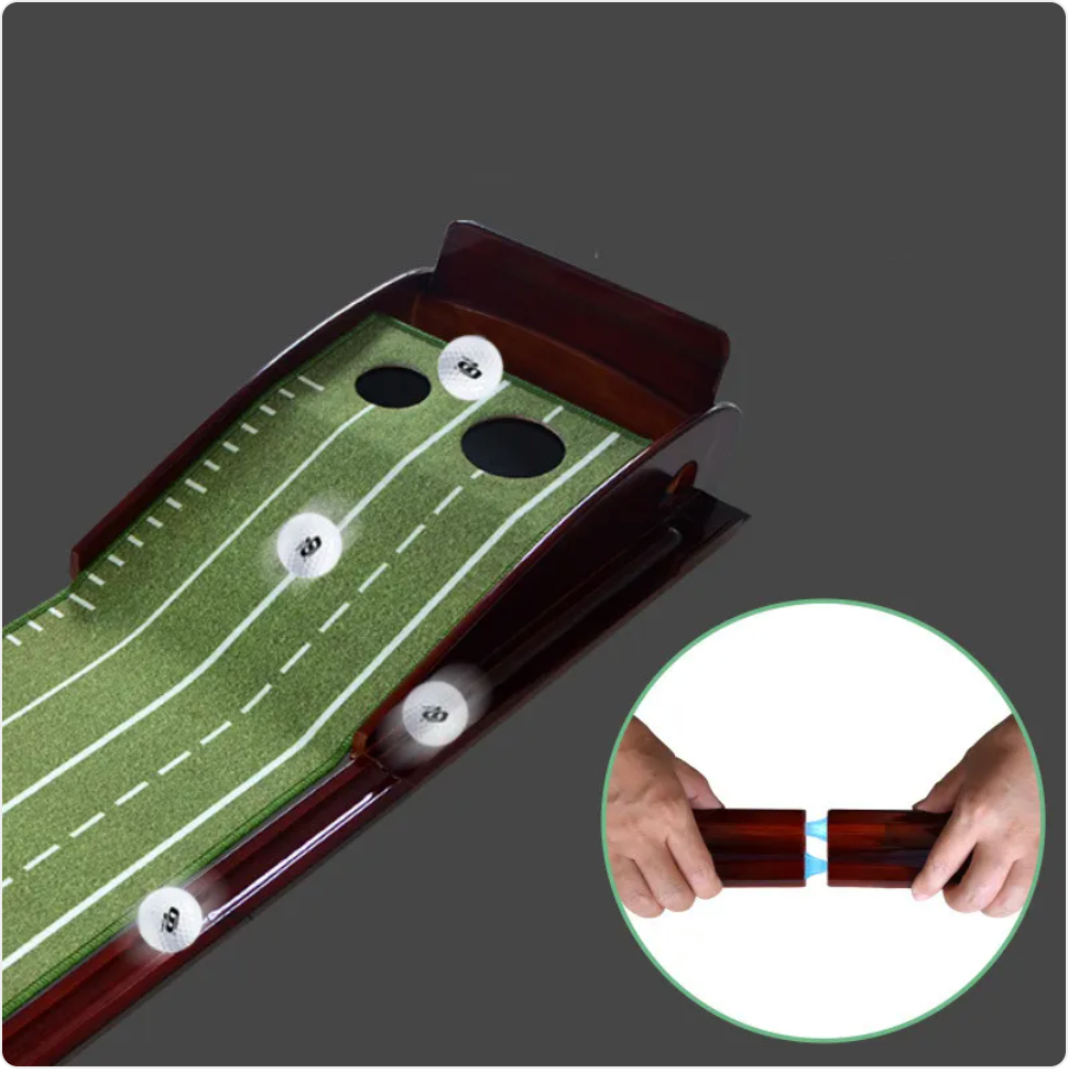 The Hallway Nine — Velvet Putting Mat with Ball Return