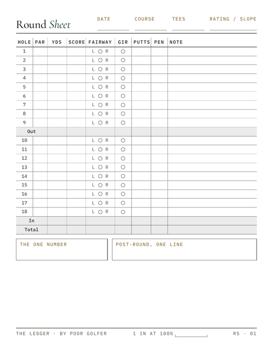 The Round Ledger